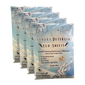 Eco Laundry Sheets by Wicked Wash - 4 Pack